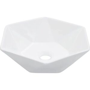 vidaXL Wash Basin 41x36.5x12cm Ceramic White Bathroom Washroom Sink vidaXL Wash Basin 41x36.5x12cm Ceramic White Bathroom Washroom Sink