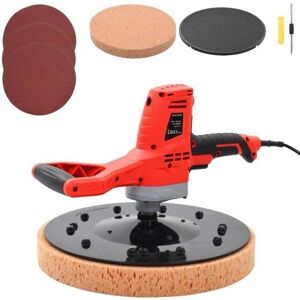 VIDAXL Elektrische Troffel - 710W, Zwart en Rood VIDAXL Elektrische Troffel - 710W, Zwart en Rood