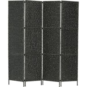 vidaXL 4-piece Water Hyacinth Room Divider - Room Divider vidaXL 4-piece Water Hyacinth Room Divider - Room Divider