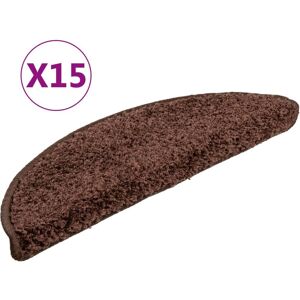 vidaXL Brown Carpet Stair Treads - Stair Protection Set vidaXL Brown Carpet Stair Treads - Stair Protection Set