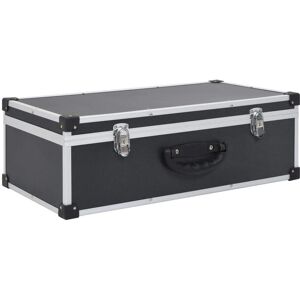 vidaXL CD case for 80 CDs Aluminum ABS Black - CD case vidaXL CD case for 80 CDs Aluminum ABS Black - CD case