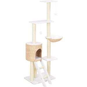 vidaXL Cat Tree with Sisal Scratching Post Seagrass - Cat Tree vidaXL Cat Tree with Sisal Scratching Post Seagrass - Cat Tree