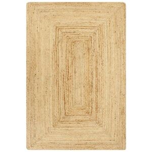 vidaXL Handmade Rug Jute Natural 80x160cm - Rug vidaXL Handmade Rug Jute Natural 80x160cm - Rug