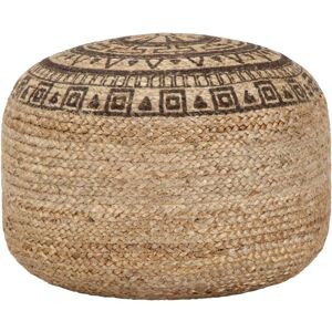 vidaXL Pouf en jute marron fait main 45 x 30 cm - Pouf - Publicité vidaXL Pouf en jute marron fait main 45 x 30 cm - Pouf - Publicité