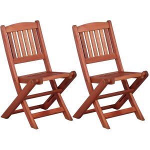 MAISONCHIC 2-Pack Children's Eucalyptus Wooden Folding Chairs - Outdoor Ready MAISONCHIC 2-Pack Children's Eucalyptus Wooden Folding Chairs - Outdoor Ready