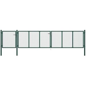 vidaXL Steel Garden Gate 500x75 cm - Garden Gate vidaXL Steel Garden Gate 500x75 cm - Garden Gate