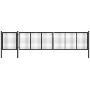 Maisonchic Steel Garden Gate - Rust-Resistant, 500x75 cm Maisonchic Steel Garden Gate - Rust-Resistant, 500x75 cm