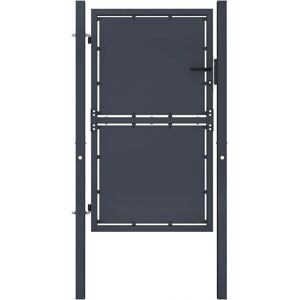 vidaXL Garden Gate Steel Anthracite - Garden Gate vidaXL Garden Gate Steel Anthracite - Garden Gate