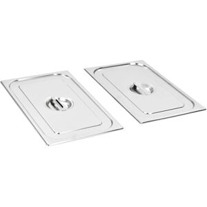 vidaXL GN 1/1 Stainless Steel Lids - Lids for pans and containers vidaXL GN 1/1 Stainless Steel Lids - Lids for pans and containers