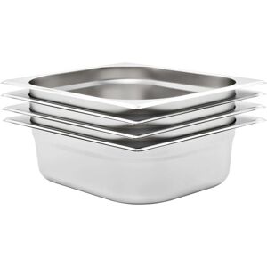vidaXL Gastronorm Containers GN 1/2 100 mm Stainless Steel - Gastronorm containers vidaXL Gastronorm Containers GN 1/2 100 mm Stainless Steel - Gastronorm containers