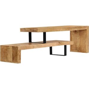 VidaXL Mango Wood TV Cabinet - Adjustable & Durable Entertainment Center VidaXL Mango Wood TV Cabinet - Adjustable & Durable Entertainment Center