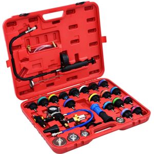 vidaXL Cooling System & Radiator Cap Pressure Tester 28 Piece vidaXL Cooling System & Radiator Cap Pressure Tester 28 Piece