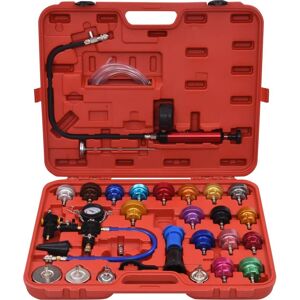 vidaXL Pressure Tester for Cooling System & Radiator Cap 28 pcs - Pressure Tester vidaXL Pressure Tester for Cooling System & Radiator Cap 28 pcs - Pressure Tester