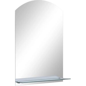 Miroir mural avec étagère 40x60cm verre trempé salle de bain - Miroir mural vidaXL - Publicité Miroir mural avec étagère 40x60cm verre trempé salle de bain - Miroir mural vidaXL - Publicité