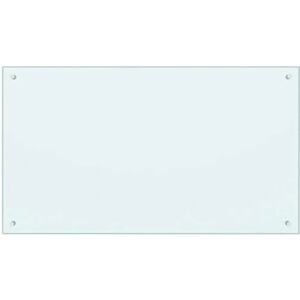 vidaXL White Kitchen Splashback 100x60 cm - Kitchen Splashback vidaXL White Kitchen Splashback 100x60 cm - Kitchen Splashback