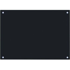 vidaXL Kitchen Black 70x50cm Tempered Glass Wall Panel - Kitchen Backsplash vidaXL Kitchen Black 70x50cm Tempered Glass Wall Panel - Kitchen Backsplash