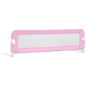 vidaXL Sengegitter til børn Rosa 120x42cm Polyester - Sengegitter vidaXL Sengegitter til børn Rosa 120x42cm Polyester - Sengegitter