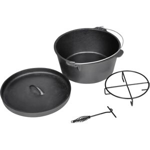 vidaXL Dutch Oven 8.8L Cast Iron Cover - Dutch Oven vidaXL Dutch Oven 8.8L Cast Iron Cover - Dutch Oven