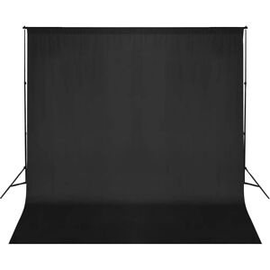 vidaXL Photography Background System 600x300cm Black - Photography Background vidaXL Photography Background System 600x300cm Black - Photography Background