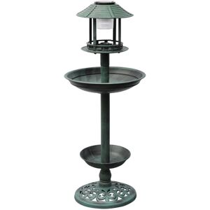 vidaXL Model 40537 - Garden Bird Bath with Solar Light vidaXL Model 40537 - Garden Bird Bath with Solar Light