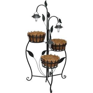 VidaXL Plantestander med Solcelle-LED-lys VidaXL Plantestander med Solcelle-LED-lys