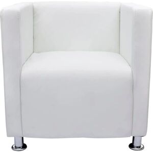 Fauteuil en forme de cube en cuir synthétique vidaXL - Fauteuil - Publicité Fauteuil en forme de cube en cuir synthétique vidaXL - Fauteuil - Publicité