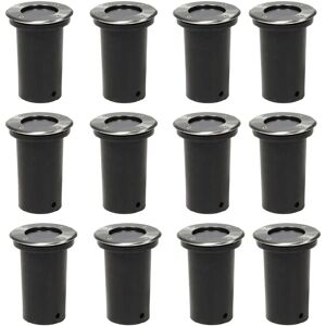 vidaXL Outdoor Ground Lights LED Underground Light Pathway Lights 12 pcs - Ground Lights vidaXL Outdoor Ground Lights LED Underground Light Pathway Lights 12 pcs - Ground Lights