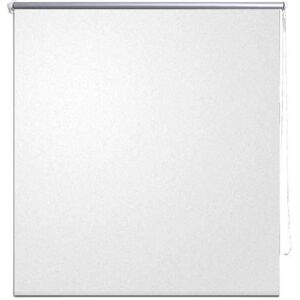 vidaXL Voile enroulable blanc 140x175cm - Obscurcissement complet - Publicité vidaXL Voile enroulable blanc 140x175cm - Obscurcissement complet - Publicité