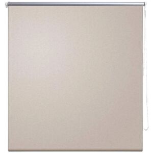 vidaXL Beige Roller Blind - Blackout 140x175cm Window Shade vidaXL Beige Roller Blind - Blackout 140x175cm Window Shade