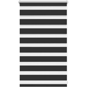 vidaXL Zebra Jalousie 50x100cm Schwarz Büro Fenster Rollladensonnenschutz vidaXL Zebra Jalousie 50x100cm Schwarz Büro Fenster Rollladensonnenschutz