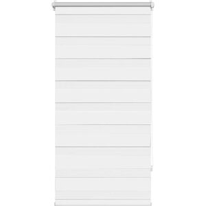 VidaXL White Zebra Double Roller Blind 60x120cm VidaXL White Zebra Double Roller Blind 60x120cm