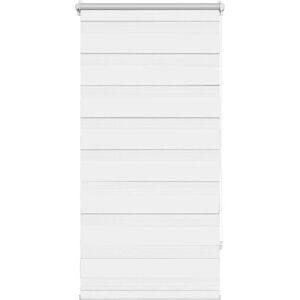 vidaXL Zebra Blind 80 x 150 cm White - Window Blind vidaXL Zebra Blind 80 x 150 cm White - Window Blind
