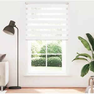 vidaXL Double roller blind White 120x230 cm - roller blind vidaXL Double roller blind White 120x230 cm - roller blind