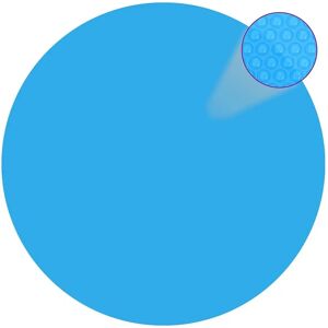 vidaXL Solar Pool Cover 455cm Blue Bubble Heat-Resistant Round vidaXL Solar Pool Cover 455cm Blue Bubble Heat-Resistant Round