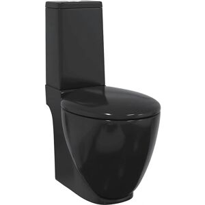 vidaXL Ceramic Toilet - Dual Flush, Soft Close Seat - Bathroom Fixture vidaXL Ceramic Toilet - Dual Flush, Soft Close Seat - Bathroom Fixture
