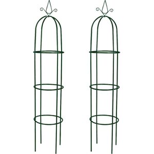 vidaXL Garden Arch Tower 2 pcs - Garden Support for Climbing Plants vidaXL Garden Arch Tower 2 pcs - Garden Support for Climbing Plants