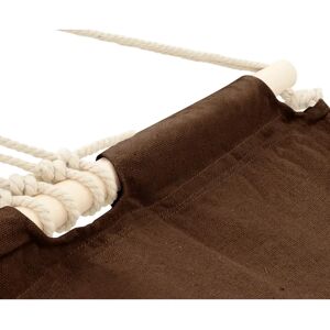 vidaXL Hangmat - Bruin - Tuin, Balkon, Woonkamer - Hangmat vidaXL Hangmat - Bruin - Tuin, Balkon, Woonkamer - Hangmat