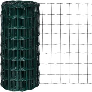 vidaXL Euro Fence Steel 25x0.8 m Green - Fence vidaXL Euro Fence Steel 25x0.8 m Green - Fence