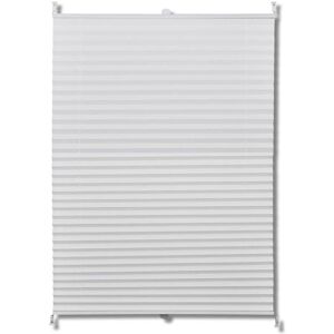 vidaXL White Pleated Window Blind - 50x100cm - Window Blind vidaXL White Pleated Window Blind - 50x100cm - Window Blind