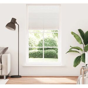 vidaXL White Pleated Window Curtain Shade - Window Curtain Shade vidaXL White Pleated Window Curtain Shade - Window Curtain Shade