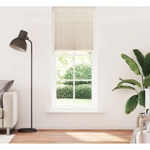 vidaXL Cream Pleated Window Curtain Shade - Window Curtain vidaXL Cream Pleated Window Curtain Shade - Window Curtain