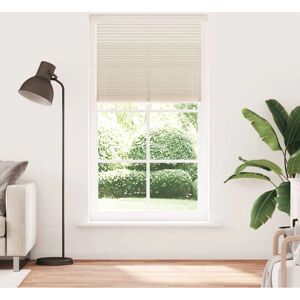 vidaXL 100x200cm Cream Pleated Roller Window Blind - Window Blind vidaXL 100x200cm Cream Pleated Roller Window Blind - Window Blind