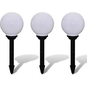 vidaXL Wegelichter 3 Stück LED 20cm vidaXL Wegelichter 3 Stück LED 20cm
