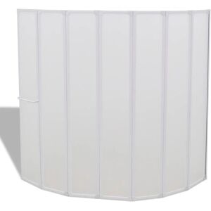 VidaXL Shower Bath Screen Wall Door 7 Panels Foldable with Towel Rack - Shower bath screen VidaXL Shower Bath Screen Wall Door 7 Panels Foldable with Towel Rack - Shower bath screen