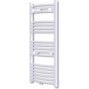 vidaXL Bathroom Heating Towel Rail Radiator Heater Towel Rack - White - Bathroom Towel Radiator vidaXL Bathroom Heating Towel Rail Radiator Heater Towel Rack - White - Bathroom Towel Radiator