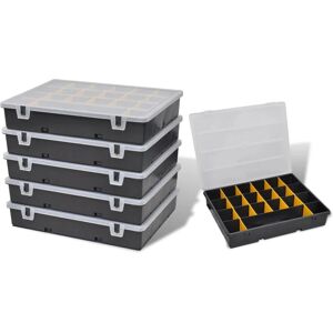 vidaXL Caja de almacenamiento 6 piezas - Caja de almacenamiento vidaXL Caja de almacenamiento 6 piezas - Caja de almacenamiento