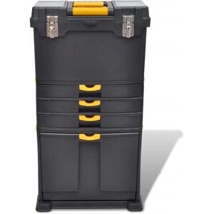 vidaXL Tool Trolley with Wheels - Portable Storage for Tools vidaXL Tool Trolley with Wheels - Portable Storage for Tools