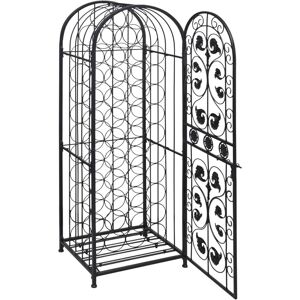 vidaXL Wine Rack for 45 Bottles Metal Stand Display Cabinet Unit Organiser - Wine Rack vidaXL Wine Rack for 45 Bottles Metal Stand Display Cabinet Unit Organiser - Wine Rack