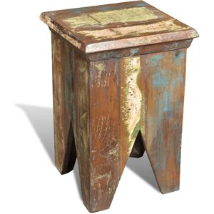 vidaXL Reclaimed Vintage Wood Stool - Home Furniture vidaXL Reclaimed Vintage Wood Stool - Home Furniture
