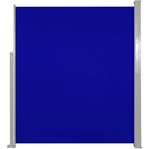 vidaXL Blue 160x300cm Retractable Side Awning for Patio Terrace vidaXL Blue 160x300cm Retractable Side Awning for Patio Terrace